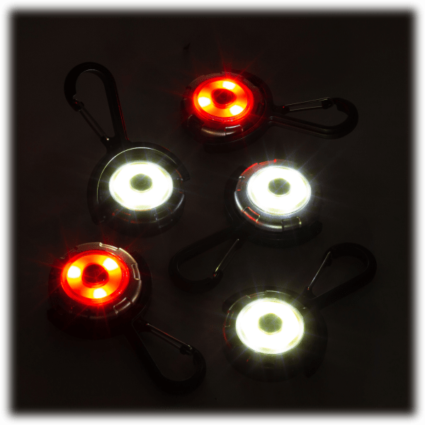 SideDeal 5Pack SecureBrite Clip Keychain Light Basics