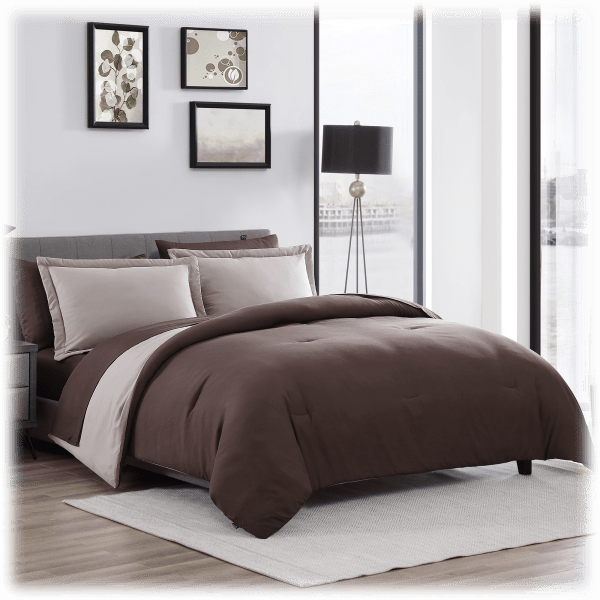 SideDeal The Nesting Company Chestnut Reversible 7 Piece Bed in a Bag