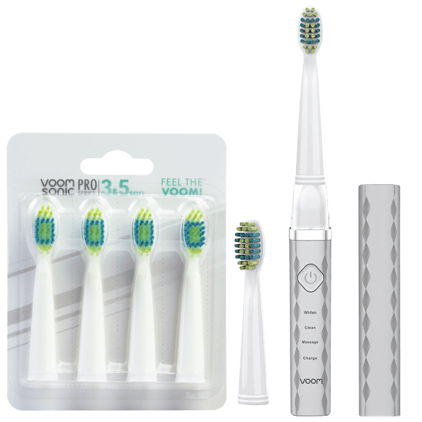 MorningSave Voom Sonic Pro 3 Rechargeable Sonic Toothbrush with