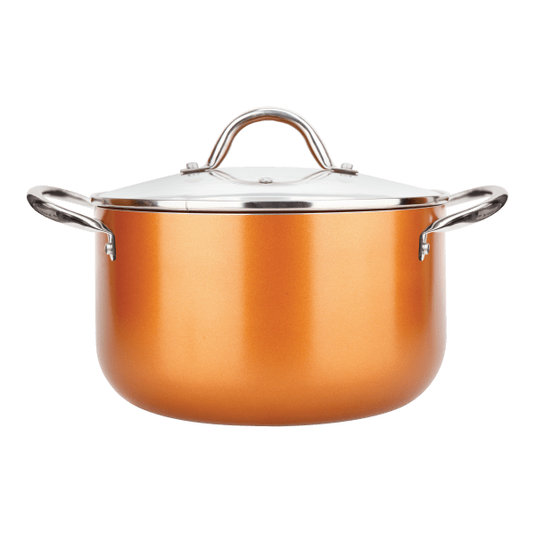 MorningSave Copper Luxury 10Piece Copper Cookware Set