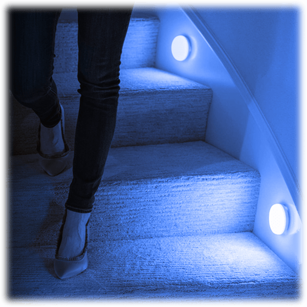 MorningSave 2Pack 3P Experts Colorful Motion Light With Remote