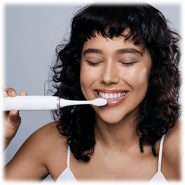 SideDeal Vanity Clara Sonic Toothbrush with UV Sanitizer with 6