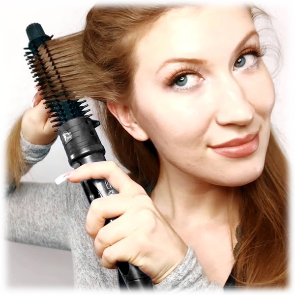 MorningSave: Royale USA Deluxe 3-in-1 Heated Styling Brush, Comb, & Curler