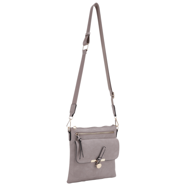 MorningSave: Donna & Becky Esther Double Zip Front Pocket Crossbody