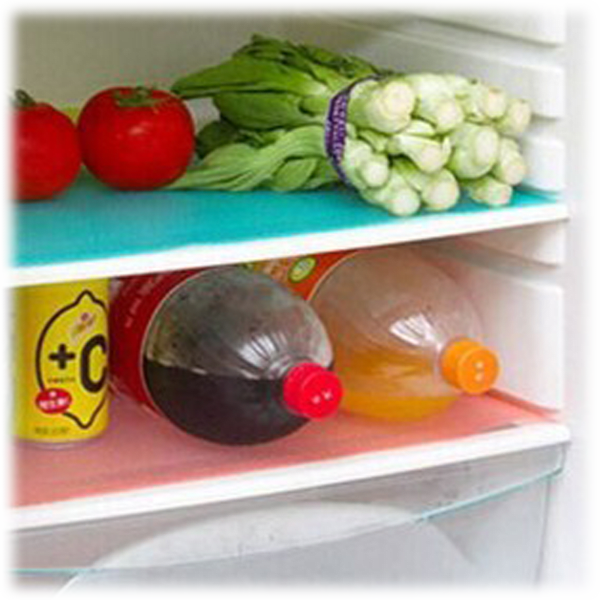 MorningSave 4Pack Refrigerator Mats Assorted Colors