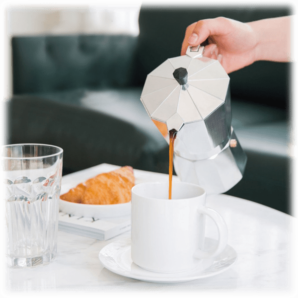 SideDeal KitchenSense 6Cup Stovetop Coffee Maker