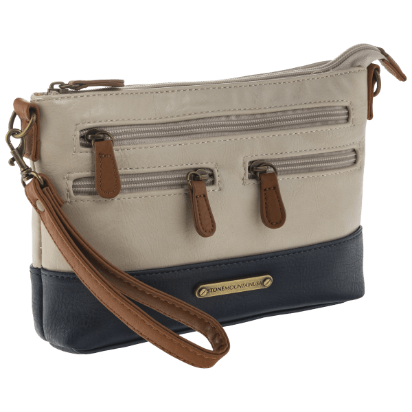 stone mountain purse tan purse.