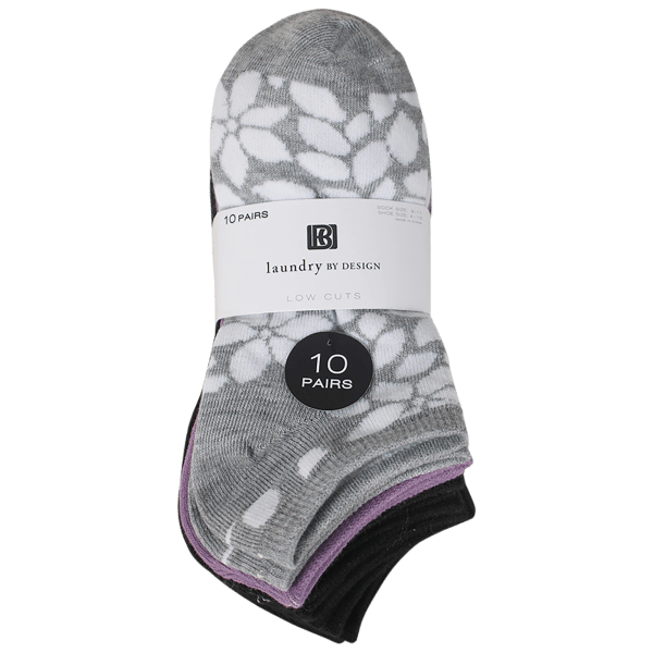 MorningSave 20Pack Laundry by Shelli Segal Ladies' Low Cut Socks