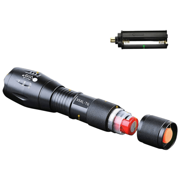 MorningSave 2Pack XMLT6 Tactical LED Flashlights