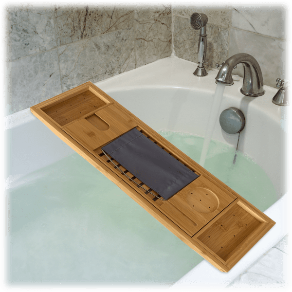 MorningSave Brompton & Langley Expandable Wooden Bath Tray