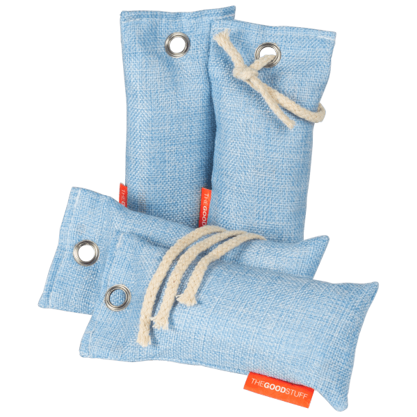 MorningSave The Good Stuff Charcoal Air Freshener Bags, 32Pack Small