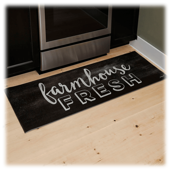 20x55 Oversized Cushioned Anti-Fatigue Kitchen Runner Mat (Scroll)