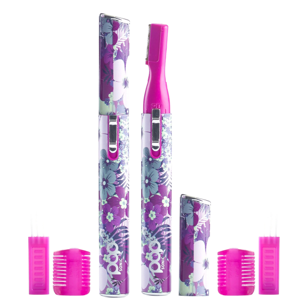 MorningSave 2Pack Pop Sonic Precision Hair Trimmers with Attachments