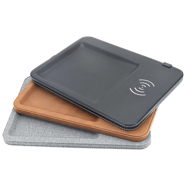SideDeal ZTech Table Top Organizer Tray with Wireless Charging Pad