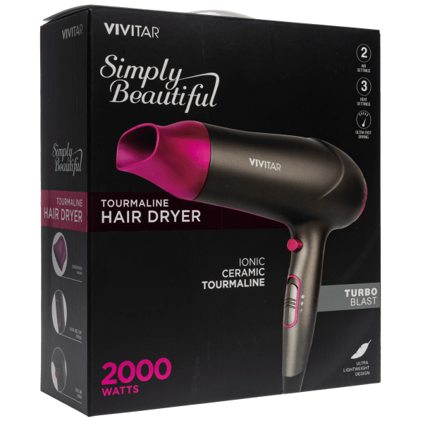 MorningSave: Vivitar Tourmaline Hair Dryer with Turbo Blast