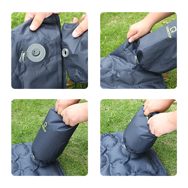 SideDeal Qomotop Ultralight Inflatable Sleeping Pad (88" L x 56" W x 2