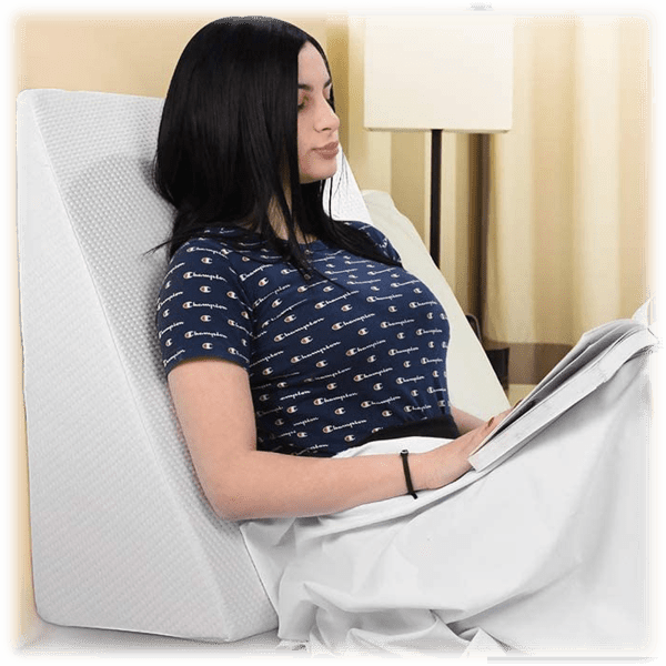 MorningSave Abco Tech Bed Wedge Pillow with Memory Foam Top