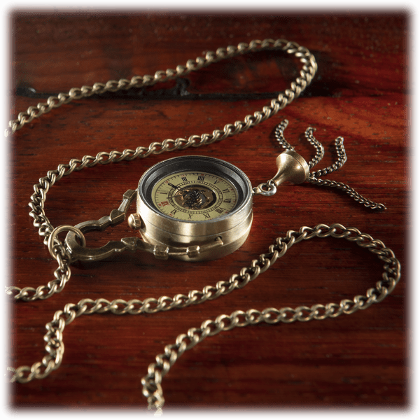 MorningSave Roost Pocket Watch Necklace Small