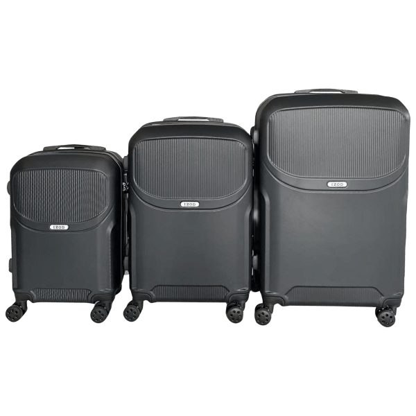 MorningSave IZOD Regina 3Piece Expandable ABS Luggage Set