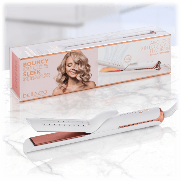 MorningSave Bellezza AirGlider 2 In 1 Cool Air Flat Iron Curler