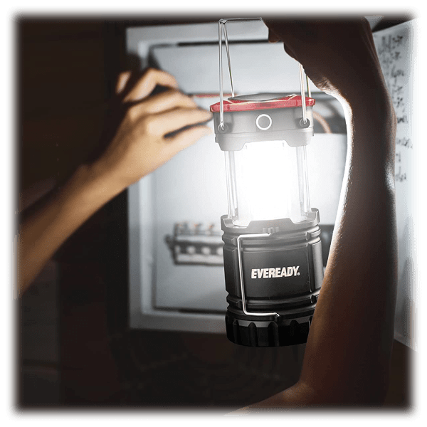 SideDeal: 4-Pack: Eveready 280-Lumen Collapsible LED Lanterns with Batteries