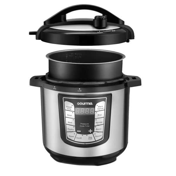 MorningSave Gourmia 6Quart Pressure Cooker with 13 Preset Cook Modes