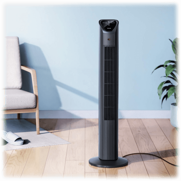 MorningSave Techvilla Oscillating Tower Fan with Remote Control
