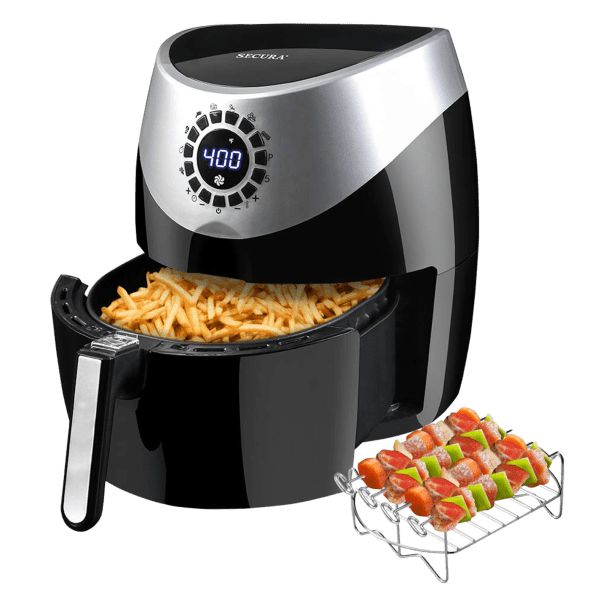 MorningSave Secura Digital 5.3Qt XL 1700W Air Fryer