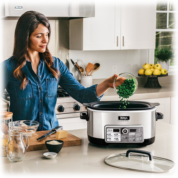 MorningSave: Ninja 3-in-1 Cooking System with Cookbook and Accessories