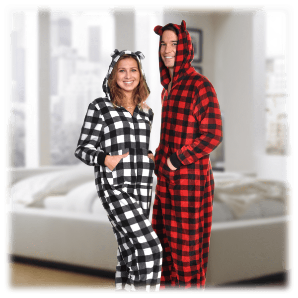 thumbnail image 2 of Angelina Womens & Kid's Fleece Novelty One-Piece Hooded 2 of 9