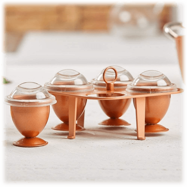 MorningSave 2Pack Copper Chef XL Egg Cooking Set With NonStick Coating