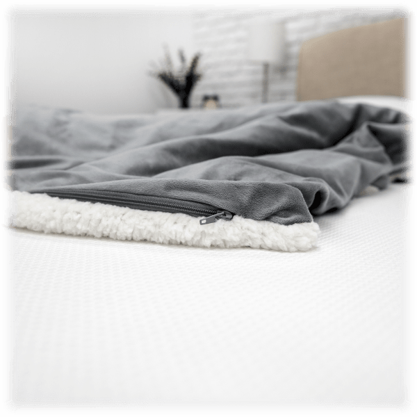 MorningSave SensorPEDIC Serenity 15lb Weighted Blanket w/ Sherpa