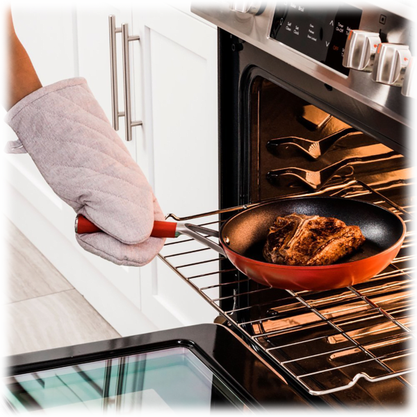 Ninja Kitchen - Get perfectly seared fish. Every. Single. Time. The  forged-aluminum design in our Ninja™ Foodi™ NeverStick™ Cookware  distributes heat evenly, preventing hot-spots. Try it out with this one-pan  halibut recipe