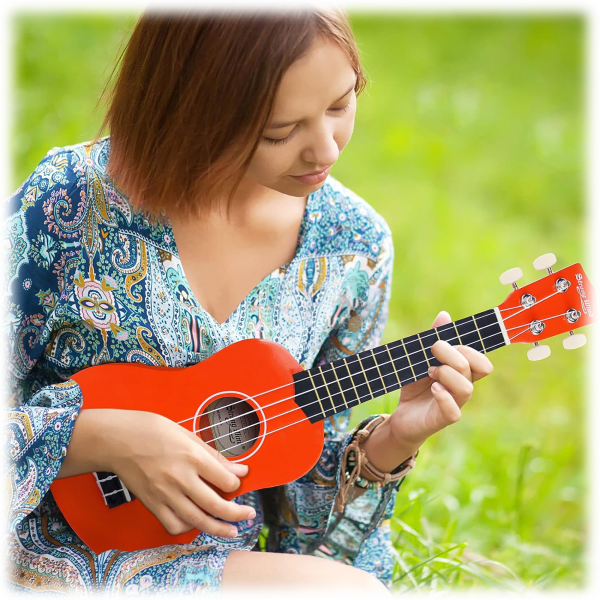 SideDeal Strong Wind 21" Soprano Basswood Ukulele with Gig Bag