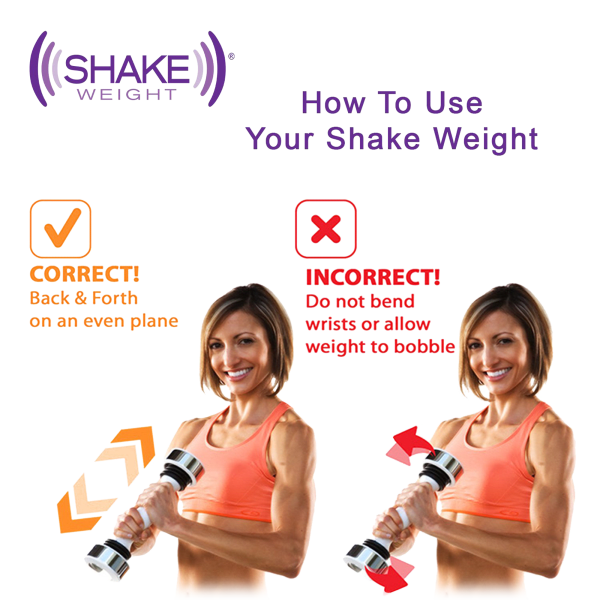 Shake Weight - 5lb Tone Your Arms, Shoulders, & Chest All At The Same Time
