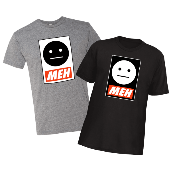 meh emoji shirt