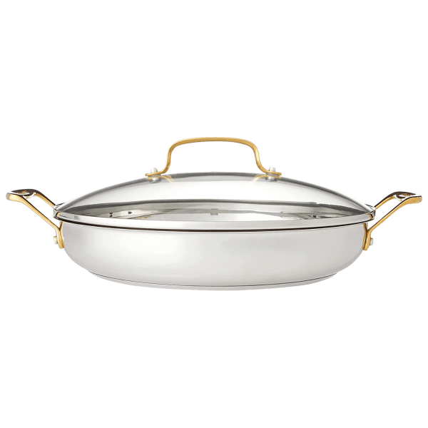 MorningSave: Cuisinart Ceramica XT 12-inch Skillet with Helper Handle and  Cover
