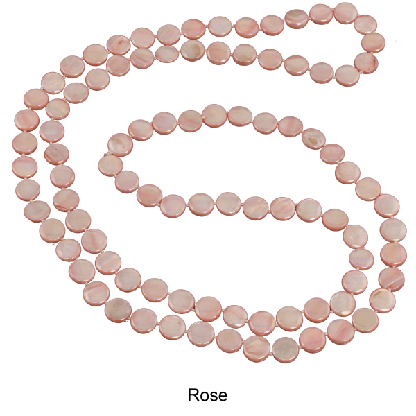 Meh Pacific Pearls Genuine Mother Of Pearl Double Strand Necklaces