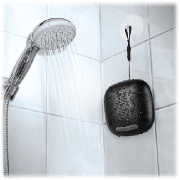MorningSave Art+Sound Waterproof Shower Speaker