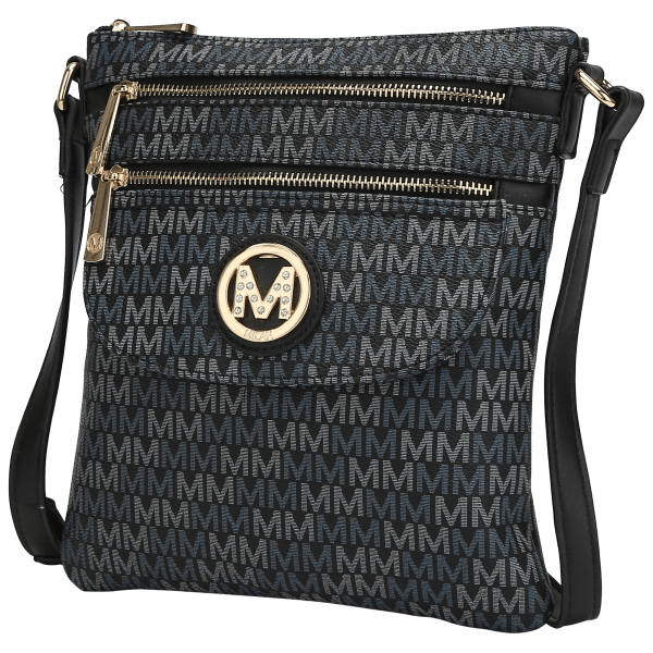 MKF Collection Andrea Milan M Signature Crossbody Handbag by Mia K