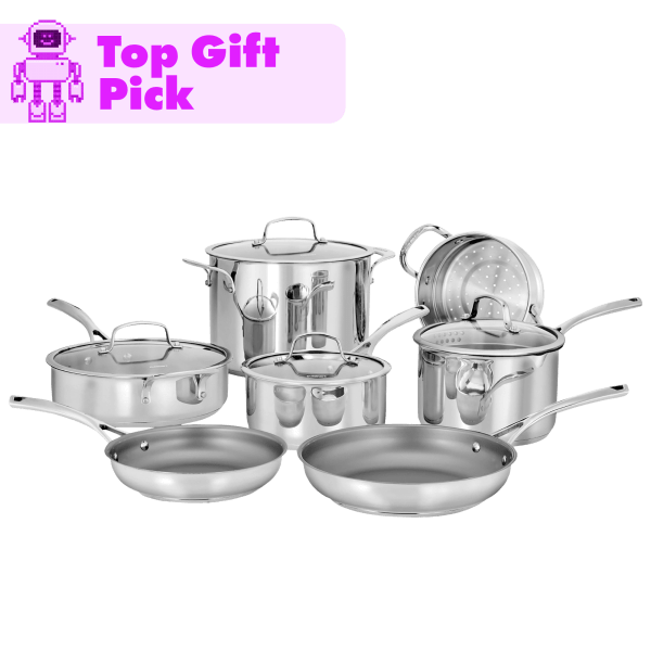 Morningsave Cuisinart 11 Piece Chef S Classic Pro Stainless Cookware