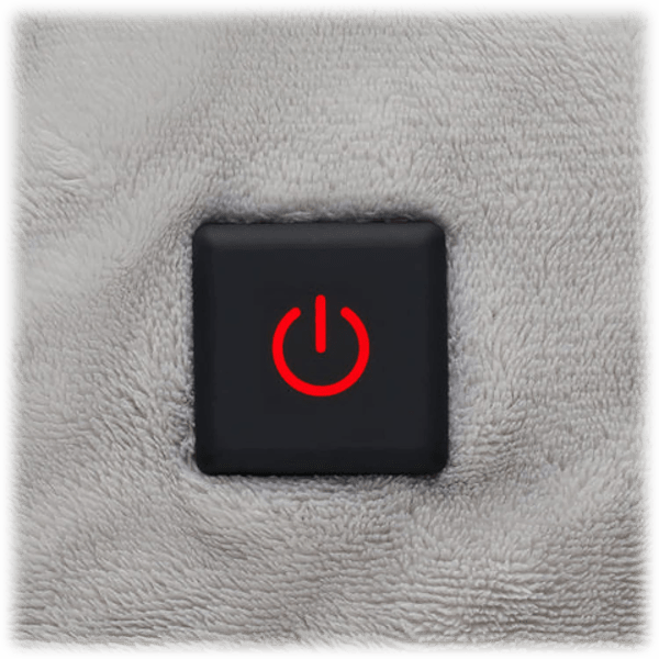 MorningSave Brookstone Heated Wearable Throw with Sherpa Lining