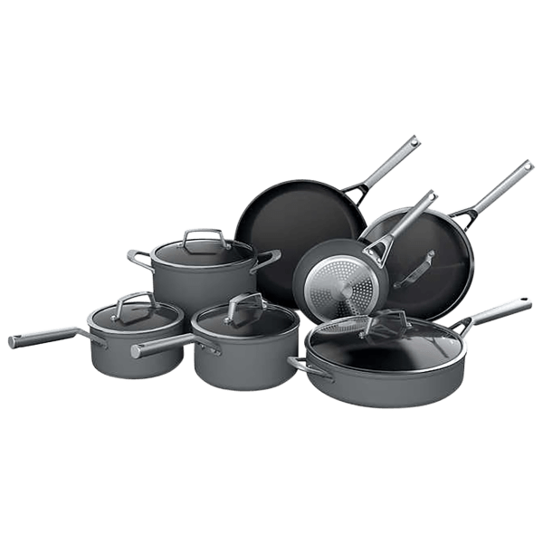 Ninja Foodi NeverStick Premium 6-Piece Saucepan Set, Gray
