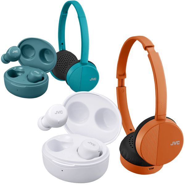 MorningSave DOORBUSTER JVC Gumy Mini Earbuds + Flats OnEar