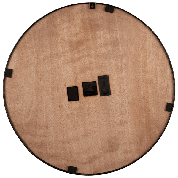 MorningSave Glitzhome Vintage Industrial Oversized Wall Clock with Moving Gears