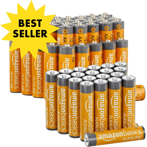 MorningSave 200Pack Amazon Basics Alkaline HighPerformance
