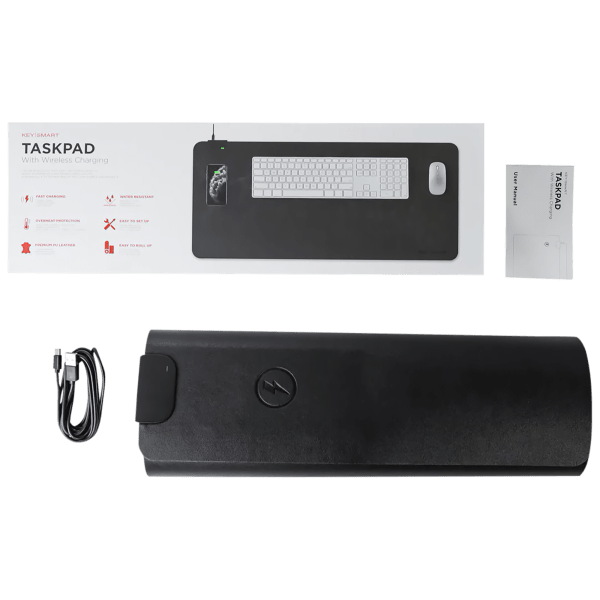 MorningSave KeySmart Taskpad Wireless Charging Desk Pad