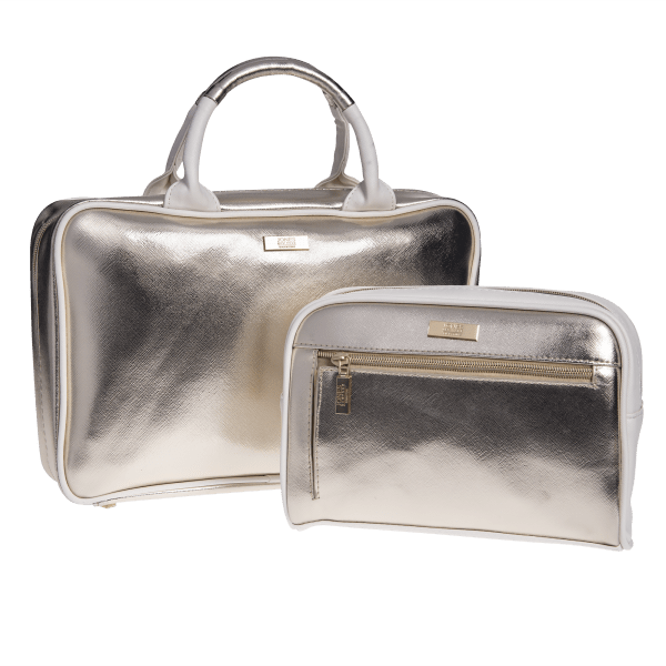 SideDeal Jones New York 2Piece Cosmetic Satchel Bundle