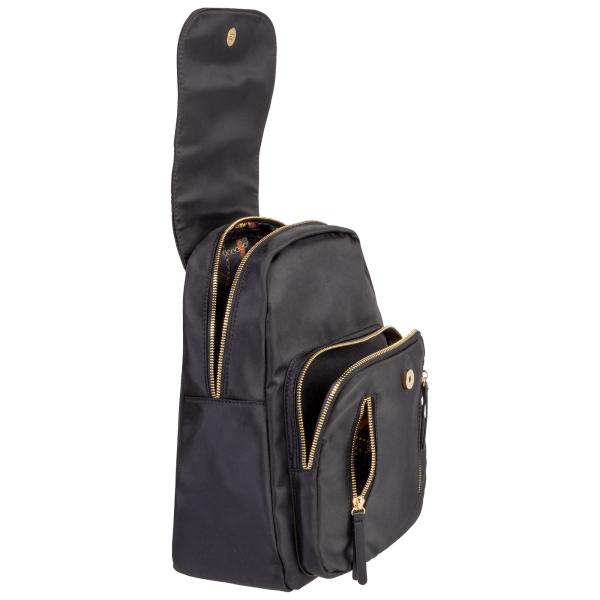 MorningSave: La Terre Nylon Backpack with Zip Closure and