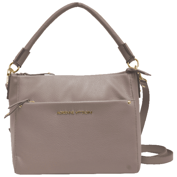 MorningSave Adrienne Vittadini Pebble Grain Shoulder Bag